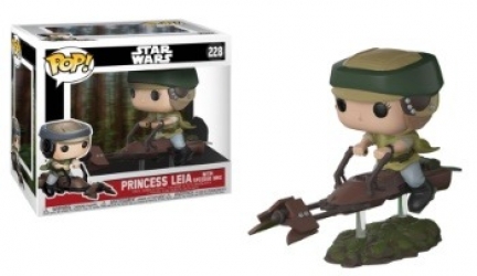 Figurine Pop Leia sur Speeder Bike